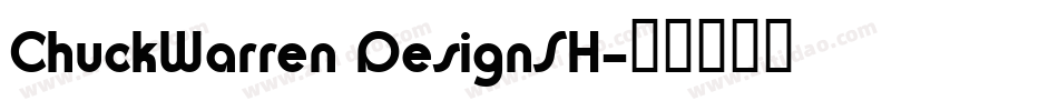 ChuckWarren DesignSH字体转换